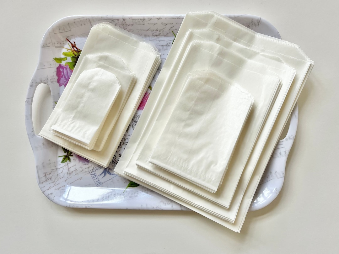 Glassine Bags, Eco Friendly Recyclable Paper Bags for Party Favors