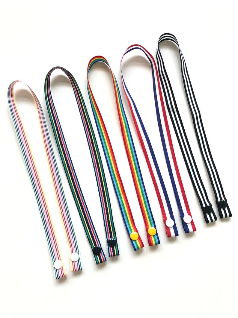 Face Mask Lanyard Breakaway Mask Holder Kids Adults Mask Etsy