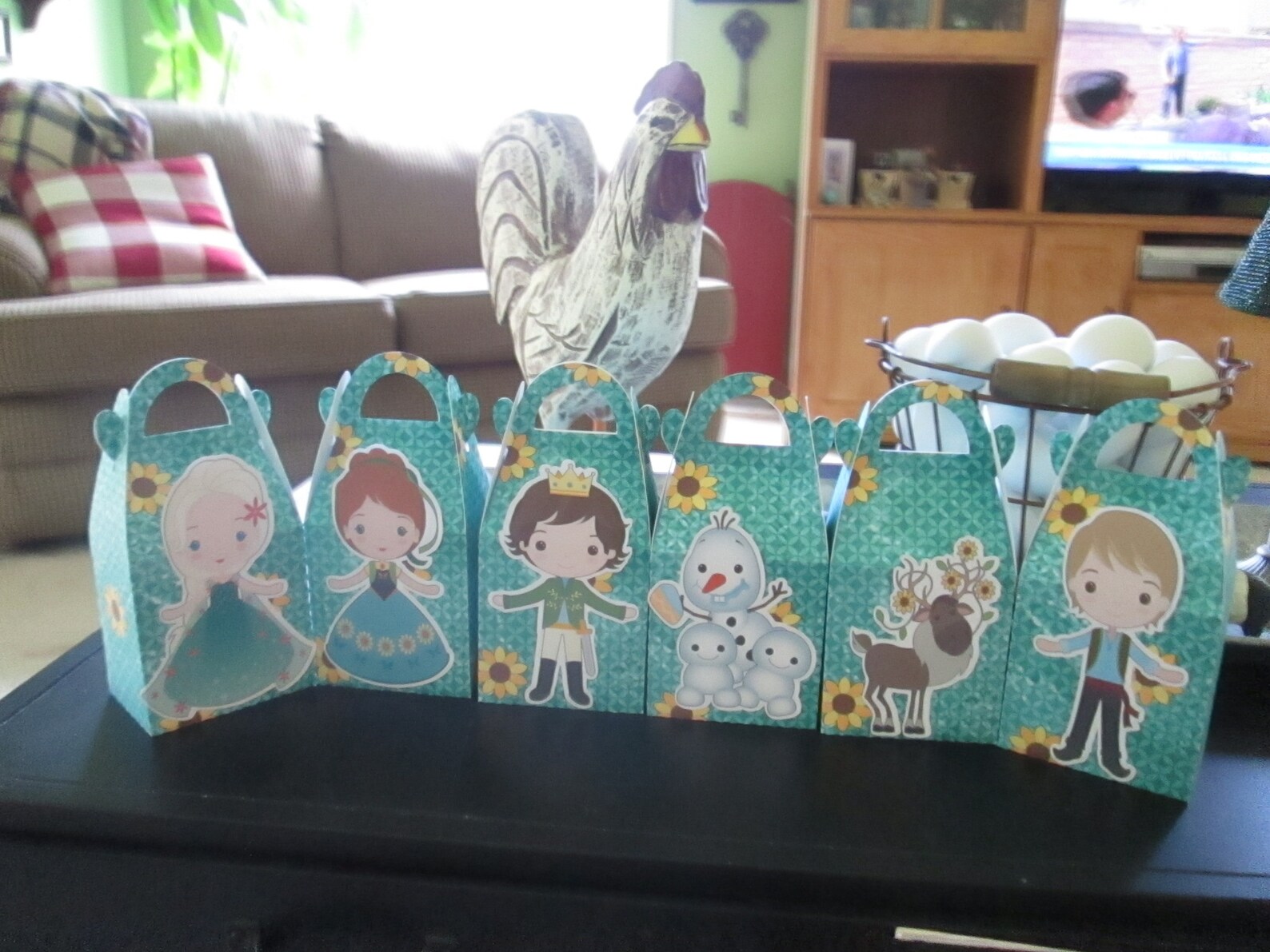Frozen Fever Inspired Gable Favor Box Set of 12 With Free Etsy