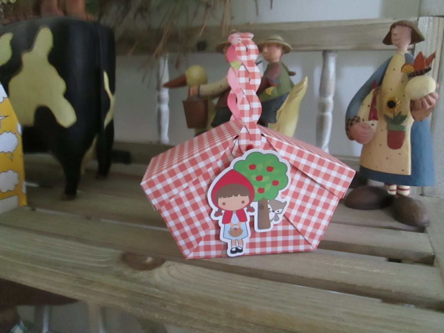 Little Red Riding Hood Mini Picnic Basket Boxes Set of 14 with Etsy