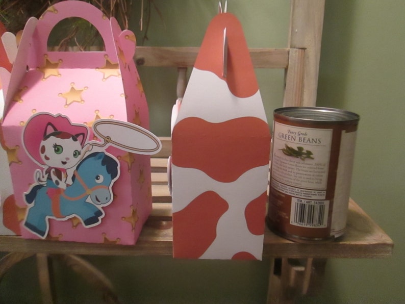 Sheriff Callie and Friends Inspired Large Gable Favor Boxes Set of 15 with Free Shipping