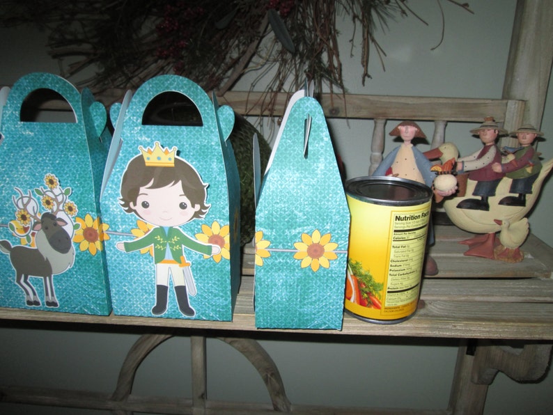Frozen Fever Inspired Large Gable Favor Box Set of 18 with Etsy