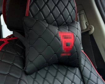 Almohada decorativa para coche: almohada cervical personalizada, cojín de viaje personalizado, almohada lumbar hecha a mano, accesorio de coche ideal para regalarle.