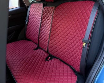 Fundas de cuero ecológico para asientos de coche, decoración personalizada para el coche