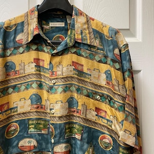 Men's Burma Bibas Silk Shirt - Etsy