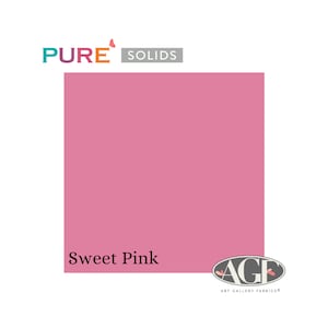 Pure Solids Sweet Pink (PE-474) Quilting Cotton | Art Gallery Fabrics | Sold by the half yard.