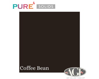 Pure Solids Coffee Bean (PE-429) Art Gallery Fabrics Quilting Cotton - By-the-yard, half yard, quarter yard, and fat quarter.