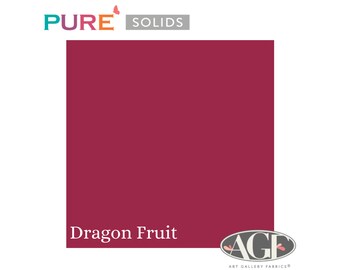 Pure Solids Dragon Fruit (PE-511) Art Gallery Fabrics Quilting Cotton - By-the-yard, half yard, quarter yard, and fat quarter.