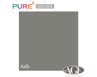 Pure Solids Ash (PE-410) Art Gallery Fabrics Quilting Cotton - By-the-yard, half yard, quarter yard, and fat quarter.