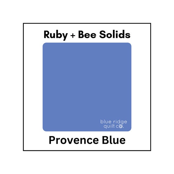 Ruby + Bee: Provence Blue Ruby + Bee: Provence Blue