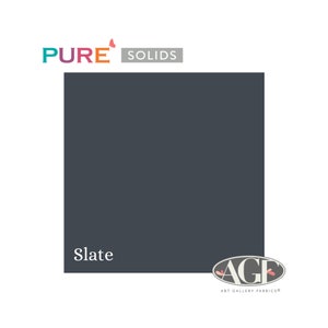 Pure Solids Slate (PE-557) Art Gallery Fabrics Quilting Cotton Yardage: By the Yard, Half Yard, Quarter Yard, Fat Quarter.