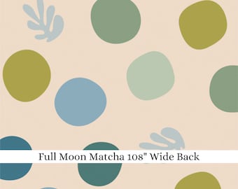 Full Moon Matcha Wideback | Evolve by Suzy Quilts | 108" Quilt Backing