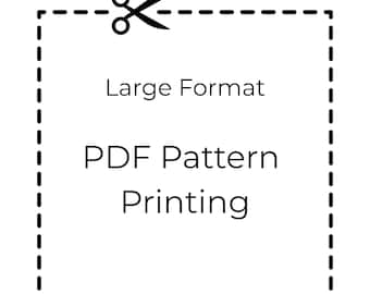 PDF Pattern Printing Service - 36” x 48” A0/Copy Shop