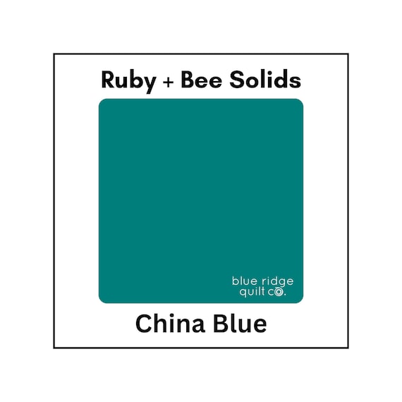 Ruby + Bee: China Blue Ruby + Bee: China Blue