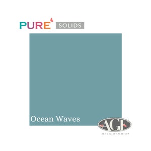 Pure Solids Ocean Waves (PE-442) Quilting Cotton | Art Gallery Fabrics | Sold by the half yard.