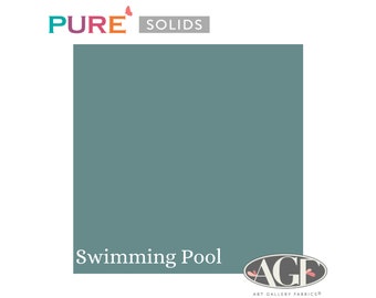 Pure Solids Swimming Pool (PE-518) Quilting Cotton - Art Gallery Fabrics - By-the-yard, half yard, quarter yard, and fat quarter