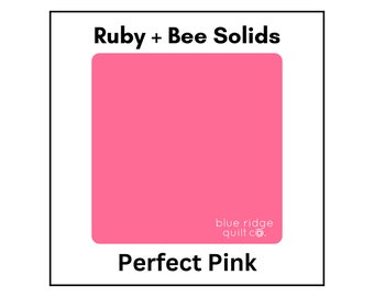 Perfect Pink Ruby + Bee Solids | Windham Fabrics
