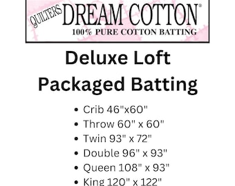 Quilter's Dream Natural Deluxe Cotton Batting