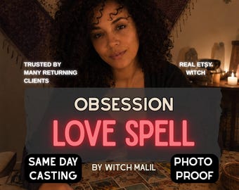 Strong Obsession Spell, Same Day Love Ritual Casting, Etsy Witch Love Spell, Relationship Repair Ritual