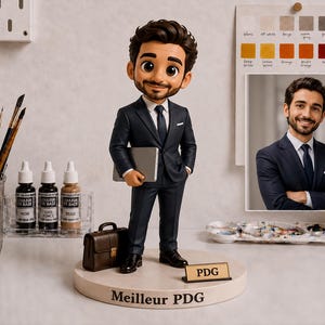 Figurine Personnalisée | Mini Moi 3D à partir de votre photo | Statuette | Cadeau Unique image 16