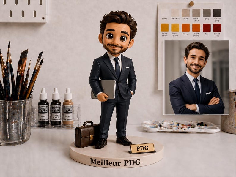 Figurine Personnalisée | Mini Moi 3D à partir de votre photo | Statuette | Cadeau Unique image 16