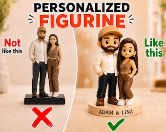 Custom Figurine | Personalized Mini Me | Portrait Collectible | Unique Gift