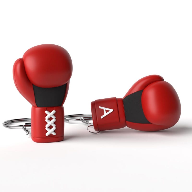 Personalised Boxing Glove Keychain - Etsy