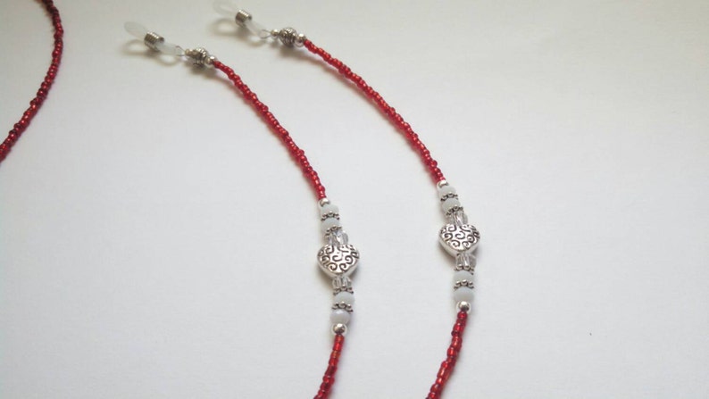 Musa-red eye glass chainunique glass holdereyeglass chain beadedchic gifts for mombeaded eye glasses chaineyeglass chainglasses chain