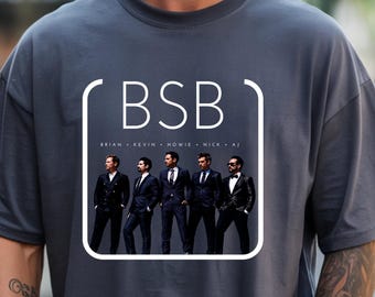 Backstreet Boys Graphic Tee, 90s Boy Band Fan Shirt, BSB Concert Outfit, BackstreetBoys Lover Gift, Bacstreet's Back Music