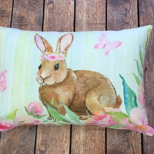 Bunny Pillow Digital Easter Bunny Bunnies Digital Design Easter PNG Sublimation Design
