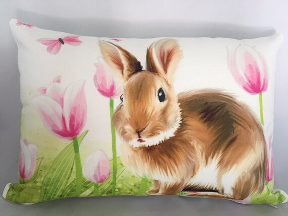 Bunny Pillow Digital Easter Bunny Bunnies Digital Design Easter PNG Sublimation Design