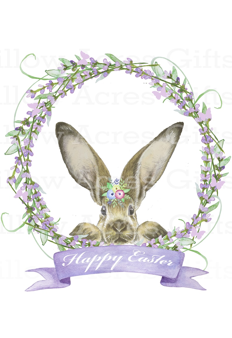 Bunny Pillow Digital Easter Bunny Bunnies Digital Design Easter PNG Sublimation Design