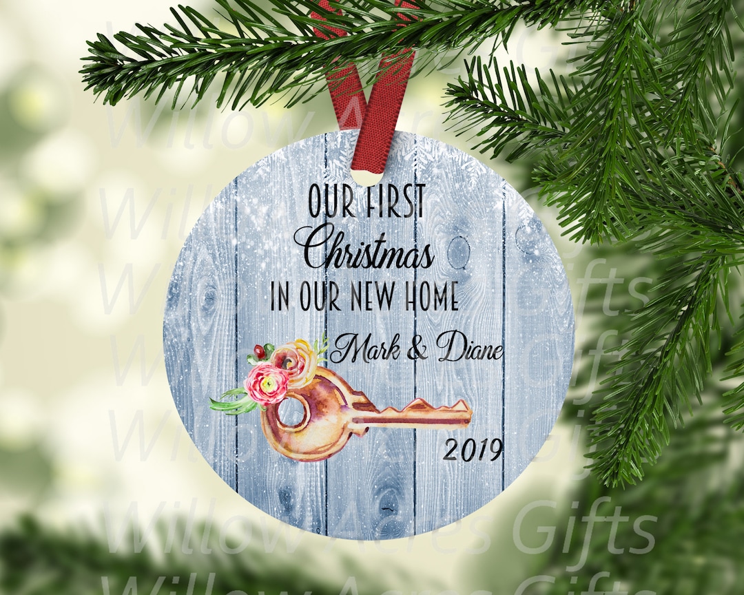 Christmas Ornament SUBLIMATION Design New Home (Instant Download) Etsy