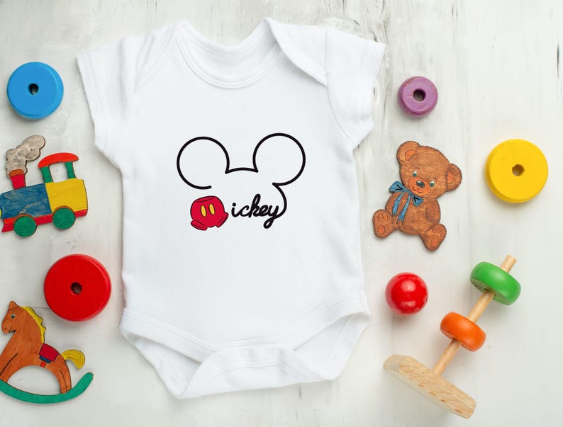 Musse Pigg SVG-paket, Anpassat namn, Födelsedags-T-shirt, Direktnedladdning (Digital Nedladdning) bild 3
