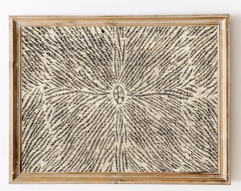 Textile Abstract Print Vintage Tapestry Art Antique Woven Pattern Poster PRINTED and SHIPPED