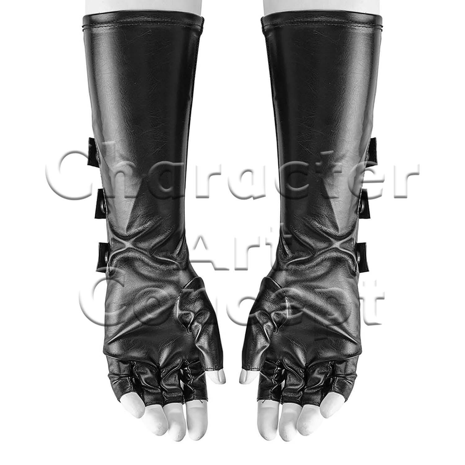 Men's Leather Fingerless Gloves | Spiked Gothic Arm Warmers - Etsy