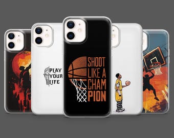 Basketball Phone Case Kobe Baller Sports Cover for iPhone 17, 16, 15, 14, 13, 12, Samsung S25, S24, S23Fe, S22, A17, A26, A56, Pixel 10, 9