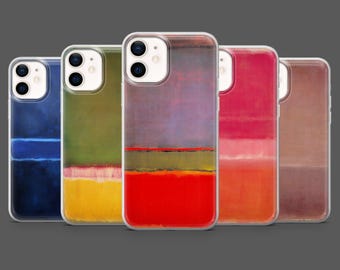 Mark Rothko Phone Case Abstract Modern Art Cover for iPhone 18 Pro, 17, 16, 15, 14, 13, Samsung S26, S25, S24, S23, A17,A57,A37 Pixel 11, 10
