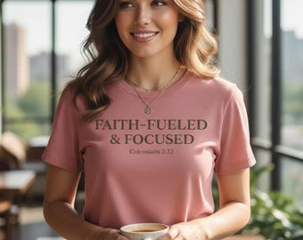 Camiseta de fe cristiana – Camiseta gráfica “Hablando con Jesús”, ropa cristiana