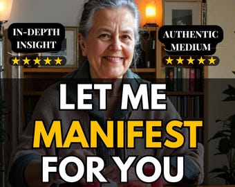 Lassen Sie mich für Sie manifestieren, Personalisierte Manifestation Lesung, machen Sie ein Wunsch Ritual für Liebe, Geld & Karriere, psychische Anleitung