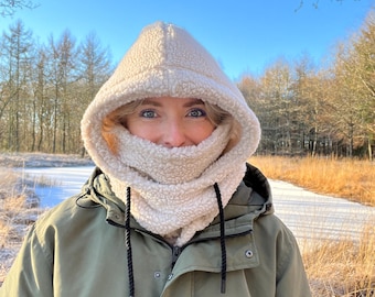 Schnittmuster Balaclava, Ski Kapuze, PDF A4, One size