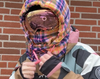 Kaptur narciarski, kaptur na kask, wykrój krawiecki PDF A4