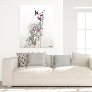Watercolor Floral Print, Watercolor Wall Art, Pink Floral Art, Bedroom Art, Watercolor Painting, Flowers Painting, Pink Flowers Wall Art