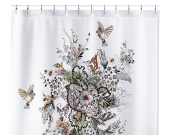 Bohemian Shower Curtain, Boho Bathroom Decor, Shower Curtains, Mandala Shower Curtain, Boho Decor for Bathroom, Boho Shower Curtain