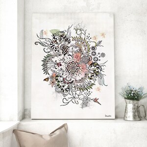 Modern Plants Art Print, Abstract Wall Art, Plants Wall Art, Modern Wall Art, Abstract Print, Boho Art, Living Room Wall Art, Boho Decor