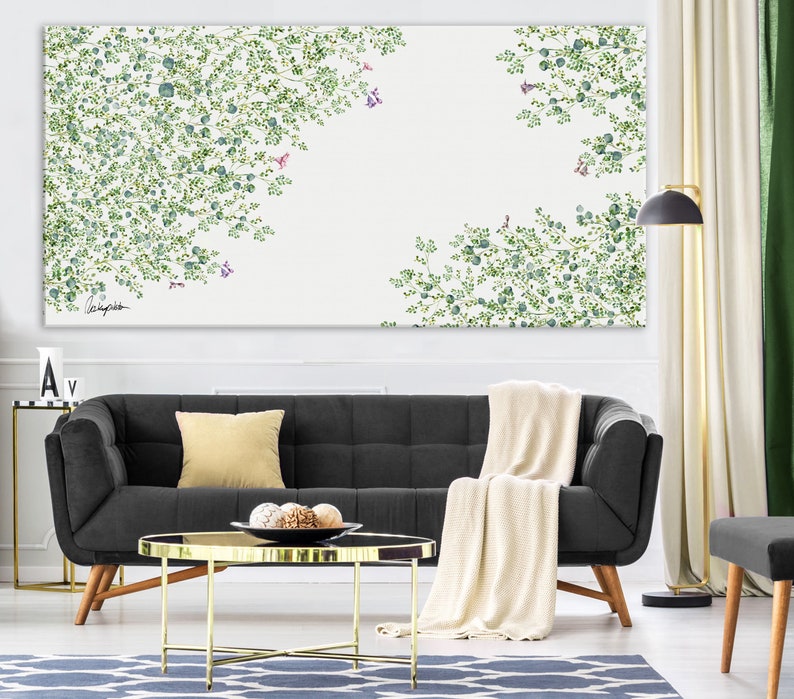 Nature Wall Art Large Wall Art Canvas Abstract Tree Etsy