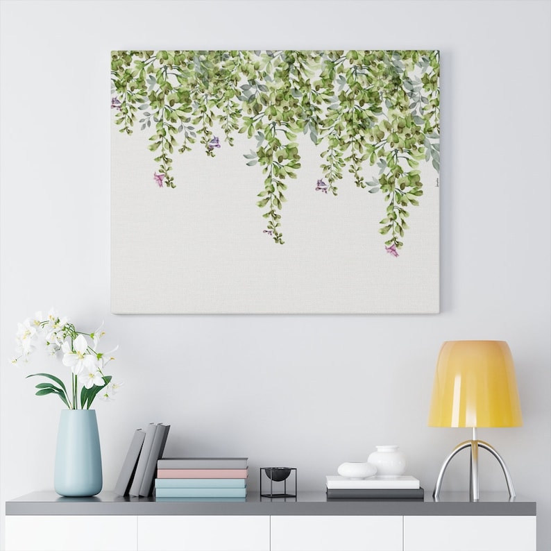 Botanical Wall Art Bedroom Wall Decor Leaf Wall Art Bedroom Etsy