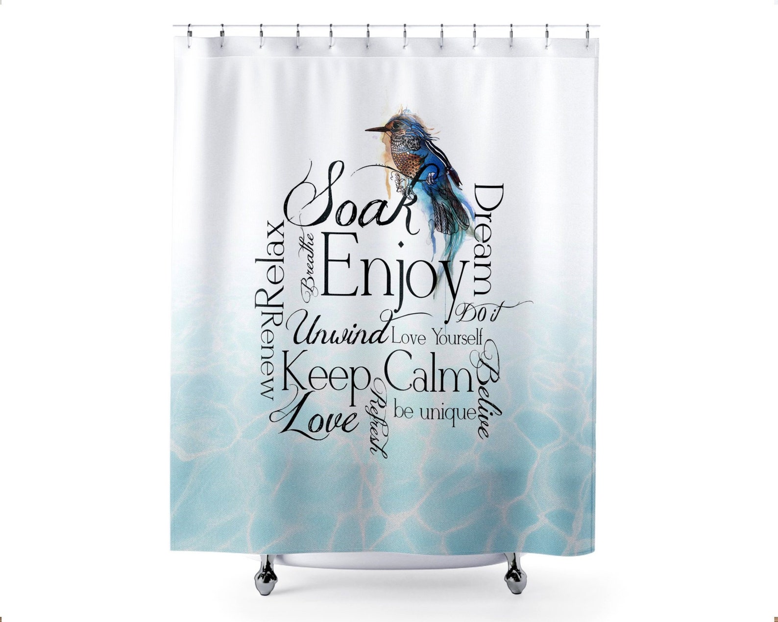 Modern Shower Curtain Inspirational Shower Curtain Bathroom Etsy