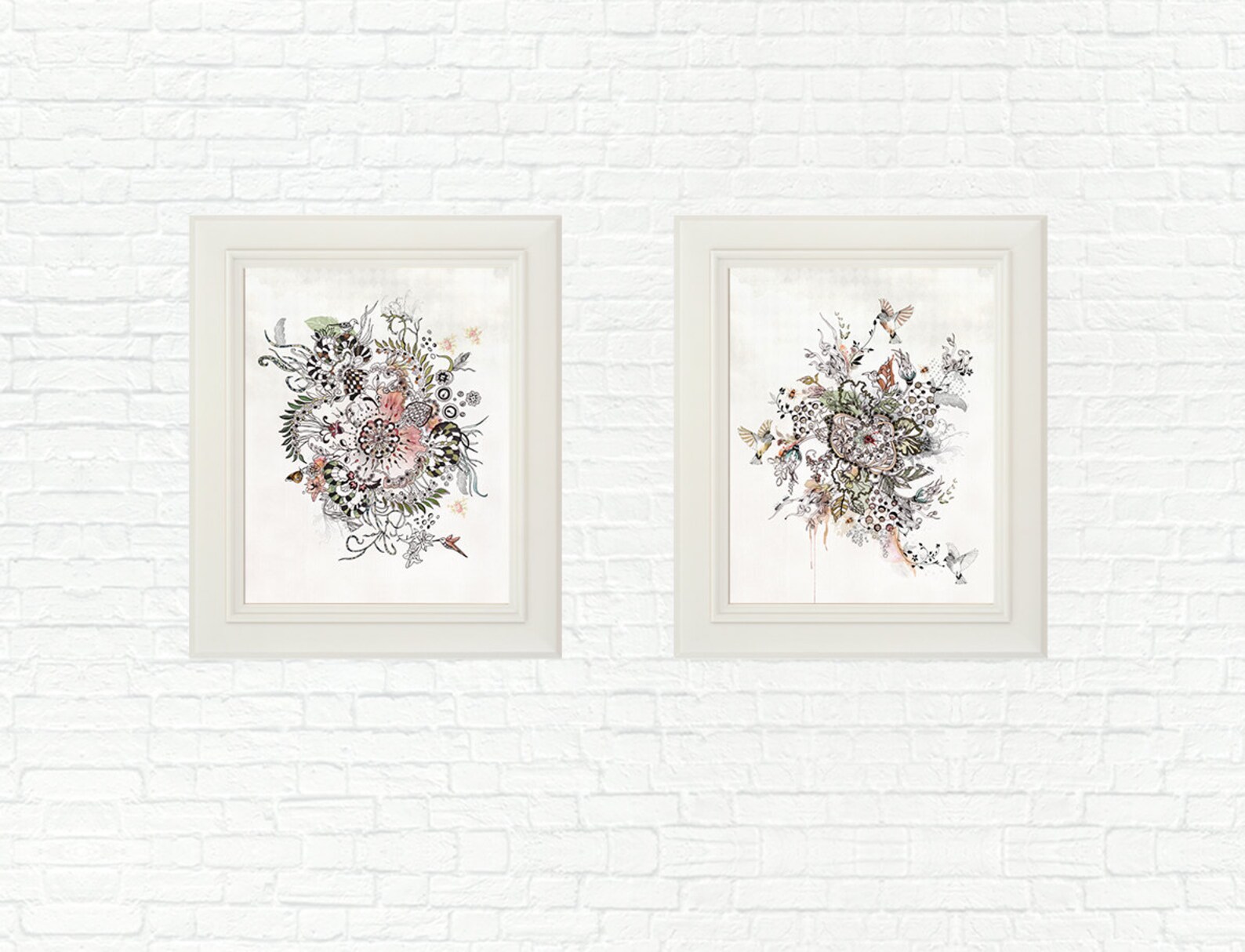 Home Decor Art Prints Set of 2 Prints Modern Art Poster Etsy