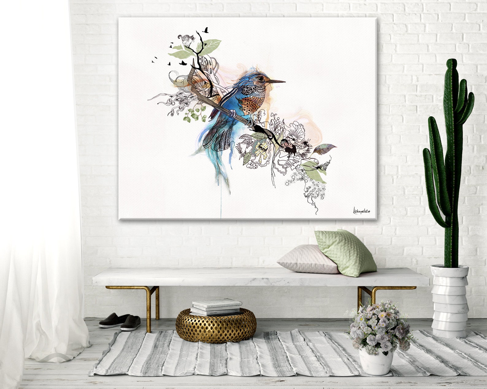 Kingfisher Watercolor Painting Giclee Print Bird Wall Art | Etsy